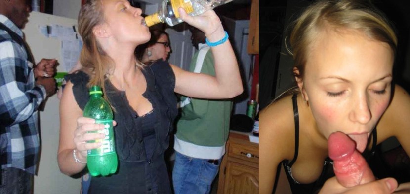 Sweet Drunk Blowjob Party