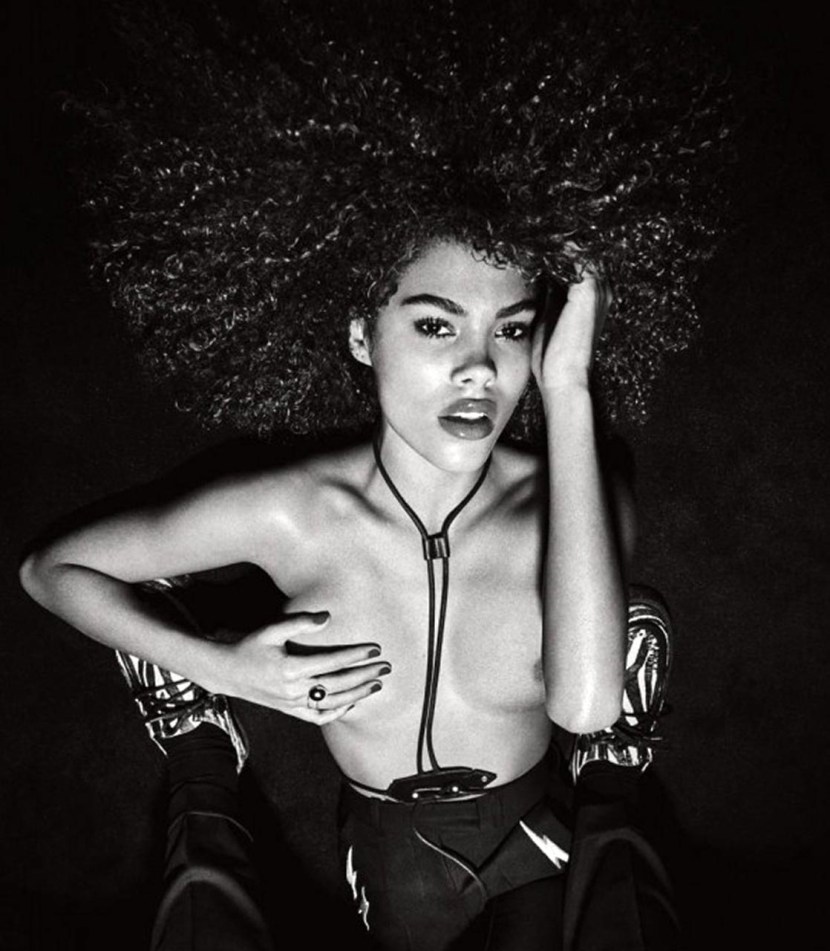 Naked Tina Kunaki photo shoots for magazine