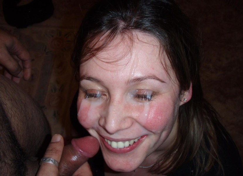 Girls cum on their face homemade