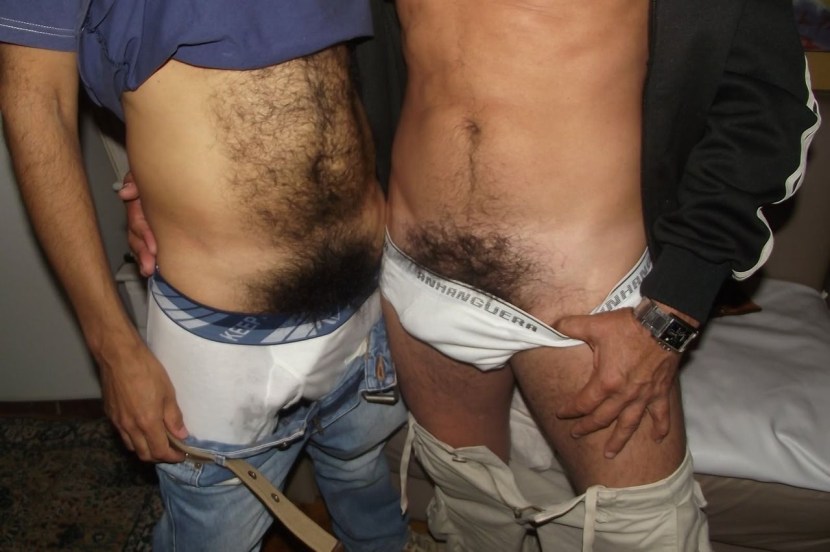 Naked natural -cut hairy