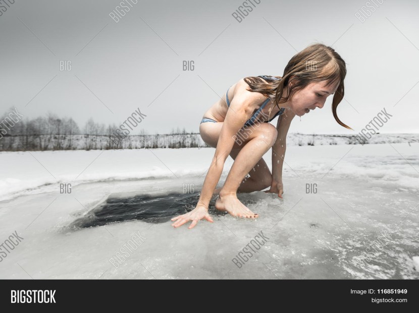 Swimming in the Ice Hole