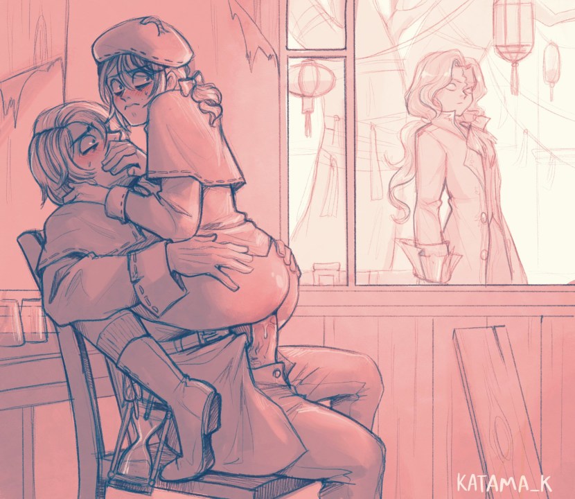 Dragon Rider Cauret in the Act Hentai