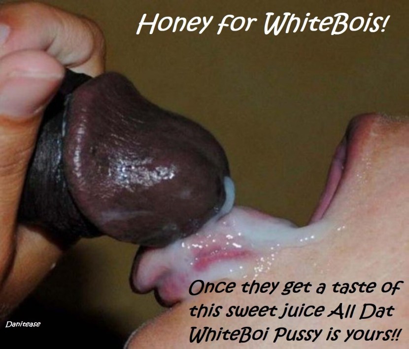 Negroes cum in a close -up mouth