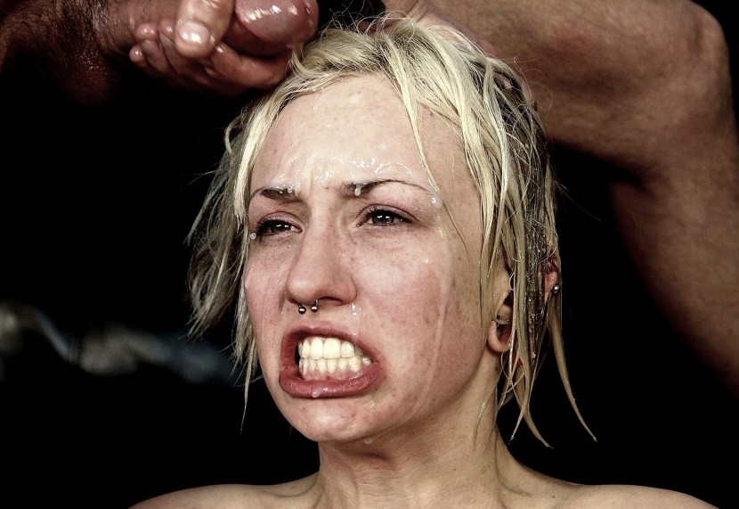 Young pornstar Facial abuse