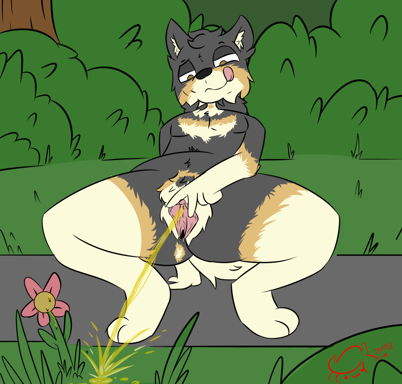 Furry crotch Pussy Pee Big Planet