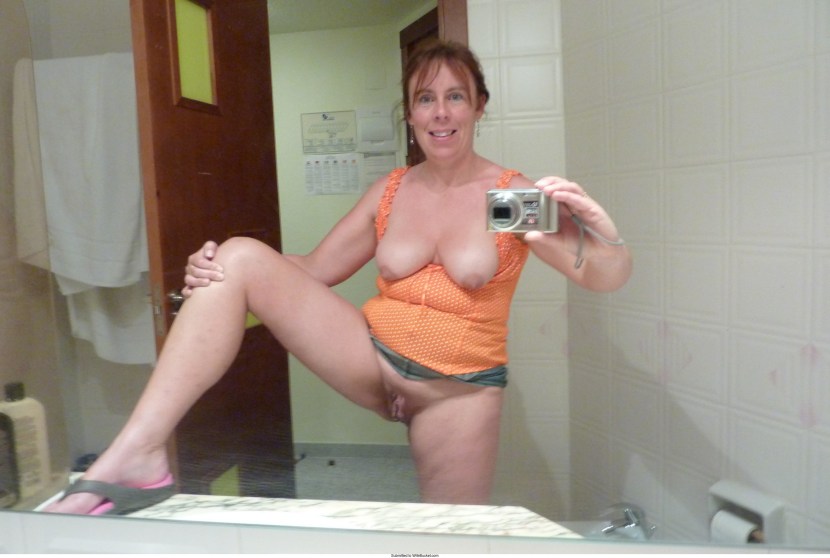 Selfies of elderly women without panties