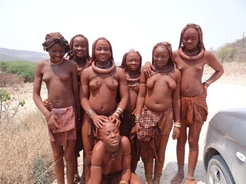 Naked women of wild tribes