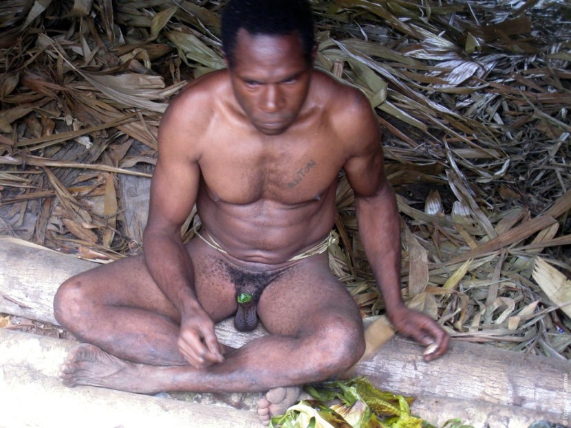 Naked Papuans New Guinea