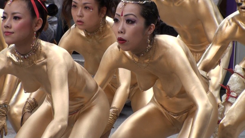 Japanese women dance naked