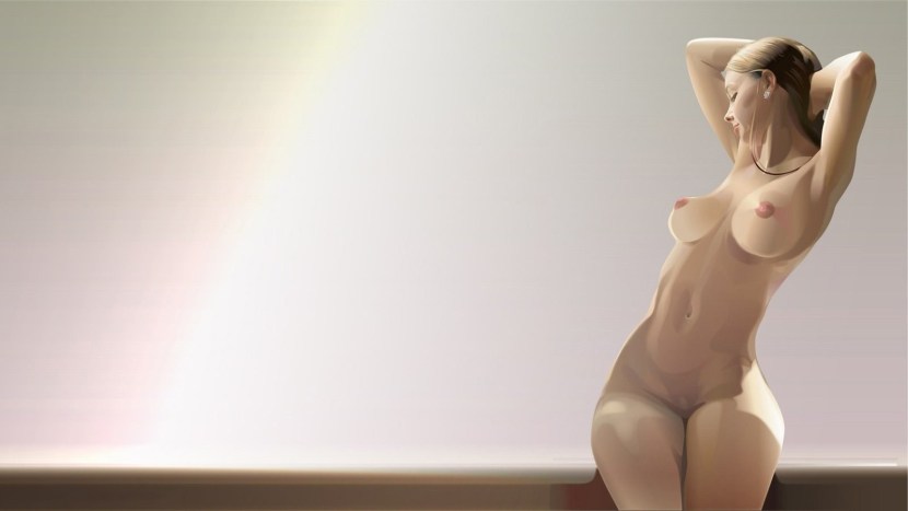 Beautiful naked female body