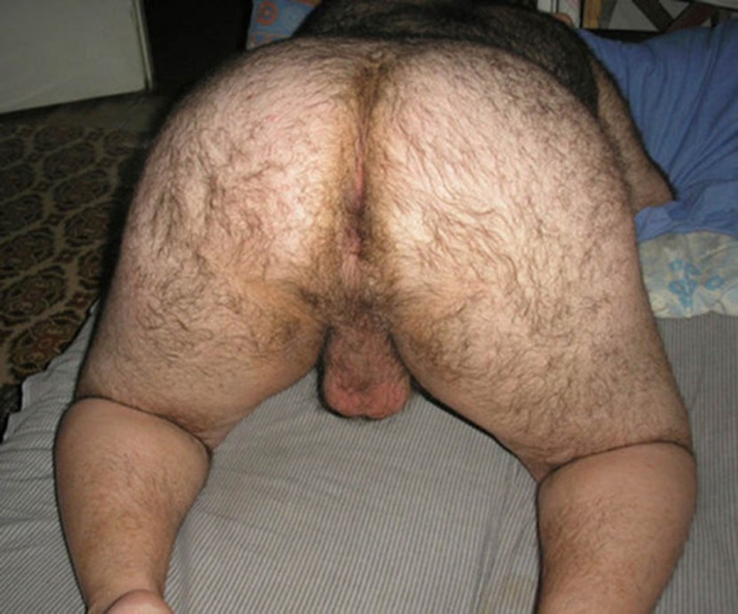 Fat hairy ass
