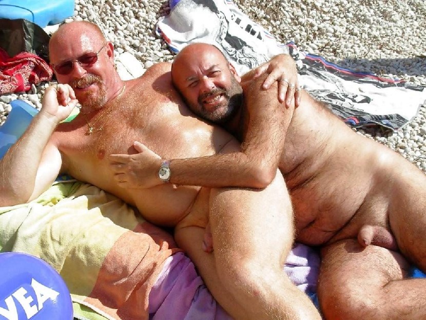 Dad boy Gay Bear Sex XXX beach