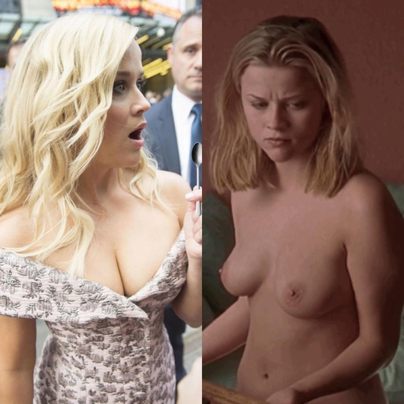 Reese Witherspoon naked spreads the leg