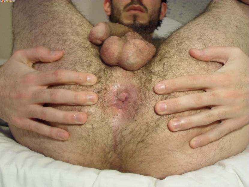 Anal hole of a man