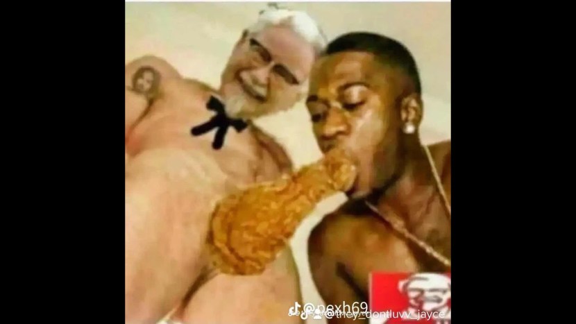 White guy with a black cock
