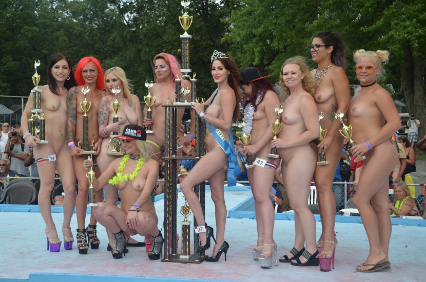 Beauty contest "Miss Koversad" Nude