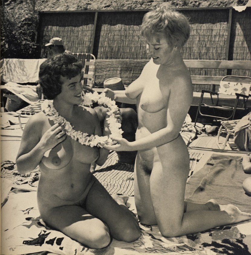 Family Naturism Retro