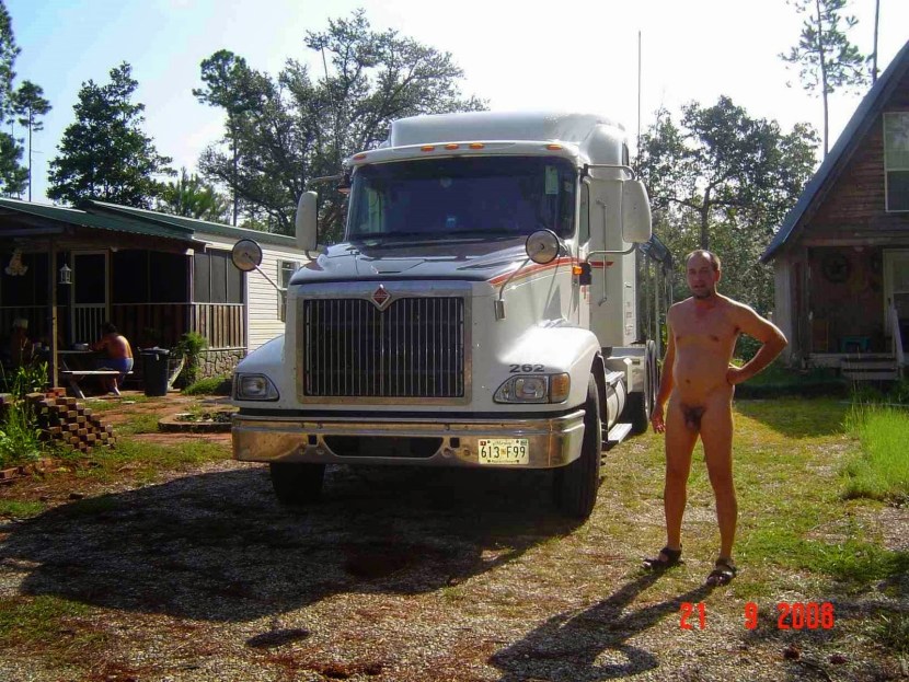 Naked men truckers