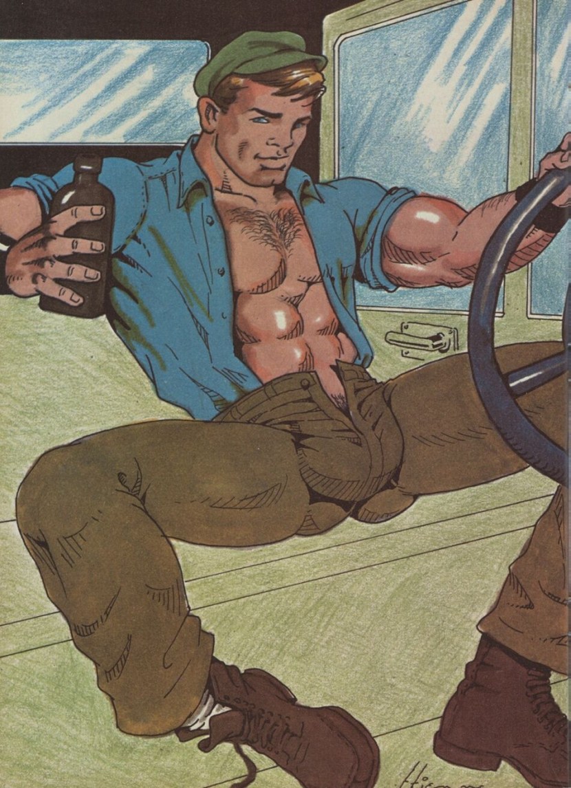 Naked gay guys ..... comics