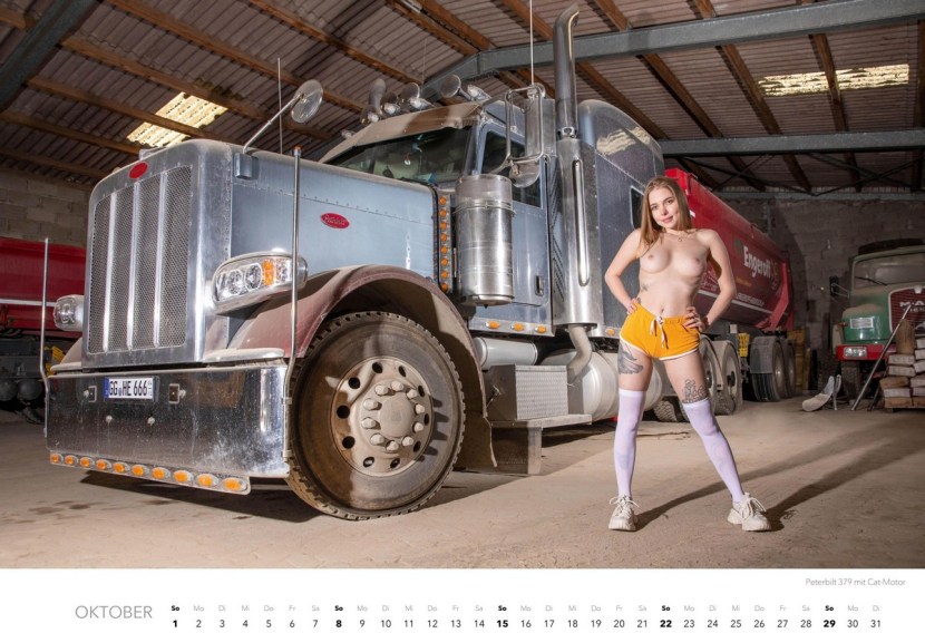 Erotic girls and trucks