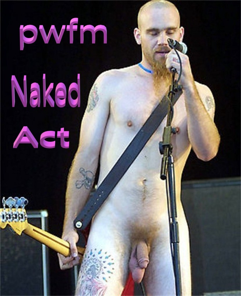 Guys naked on stage
