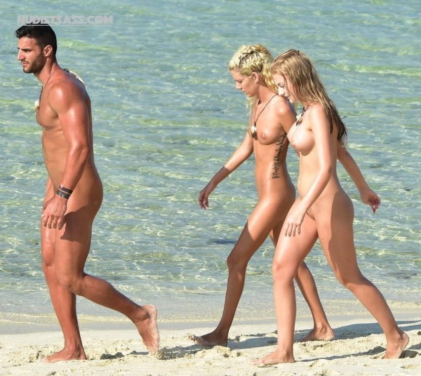 Israelis pairs nude beach