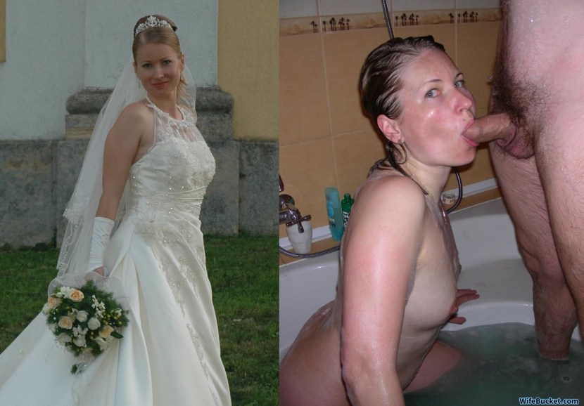 Bride fucking before and after