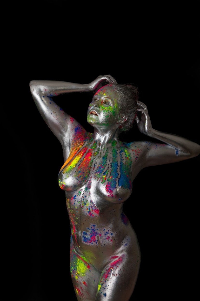 Painted female bodies