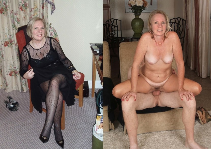 Amateur Aged Matures Dressed undressed two friends