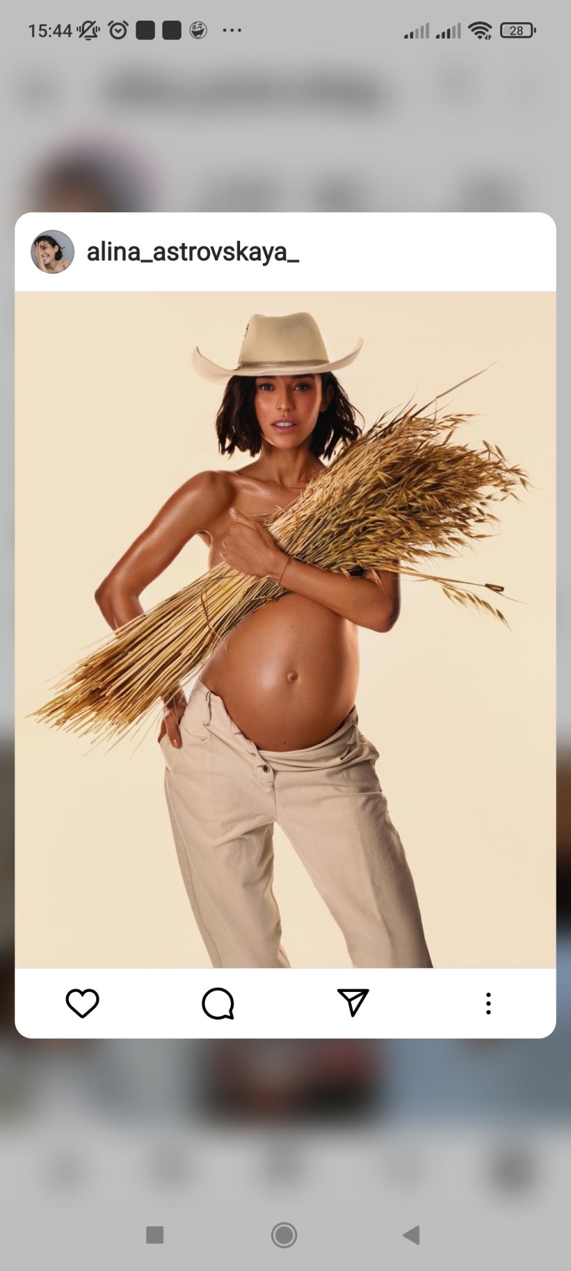 Alina Astrovskaya Pregnant