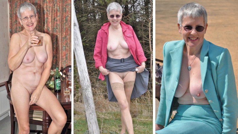 Retro hairy in a peignoir