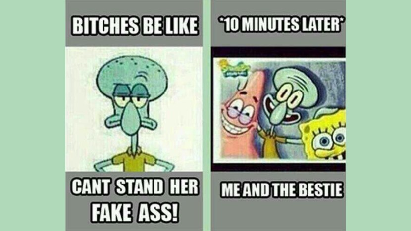 Bitches Be Like Cant Stand
