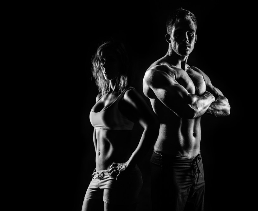 Fitness guy and girl