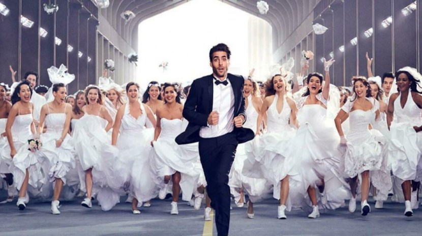 He runs away from the brides