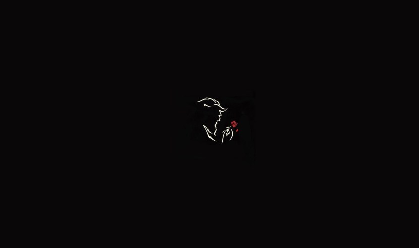 Black minimalistic wallpaper