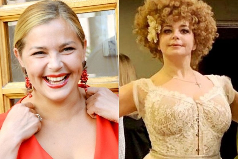 Irina Pegova size bust in linen