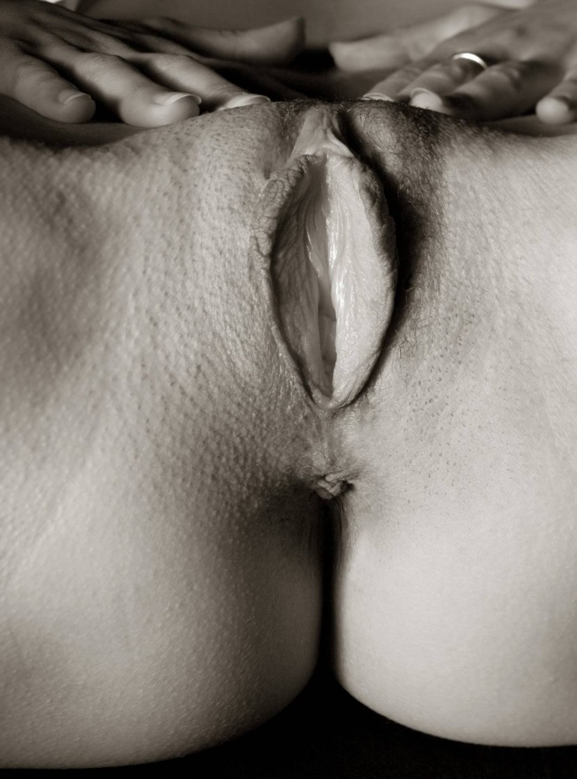 Black white nude on the verge