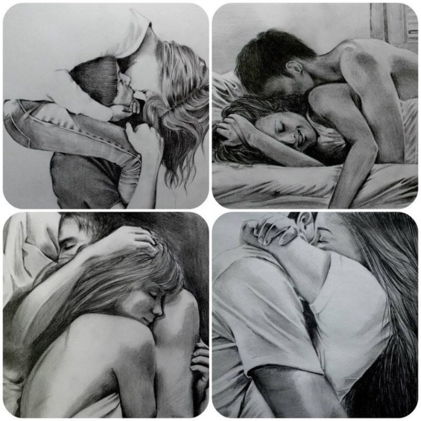 Drawings of intimate relationships