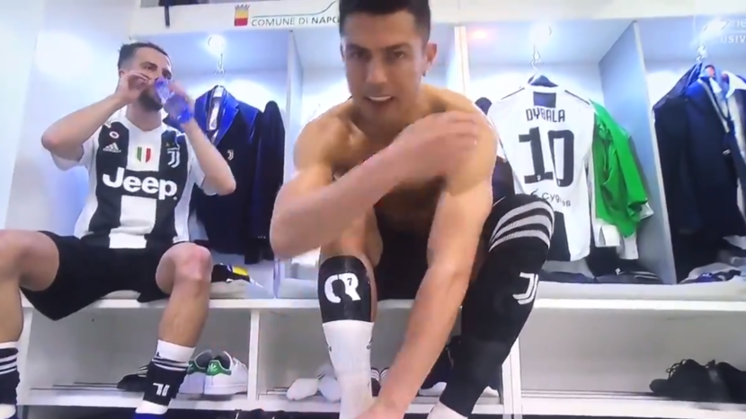 Camera in men's locker room