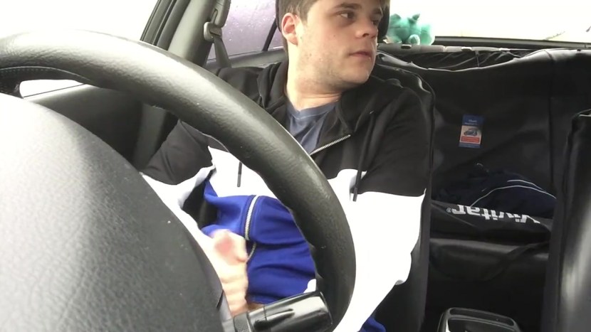 The guy sucked in a private car