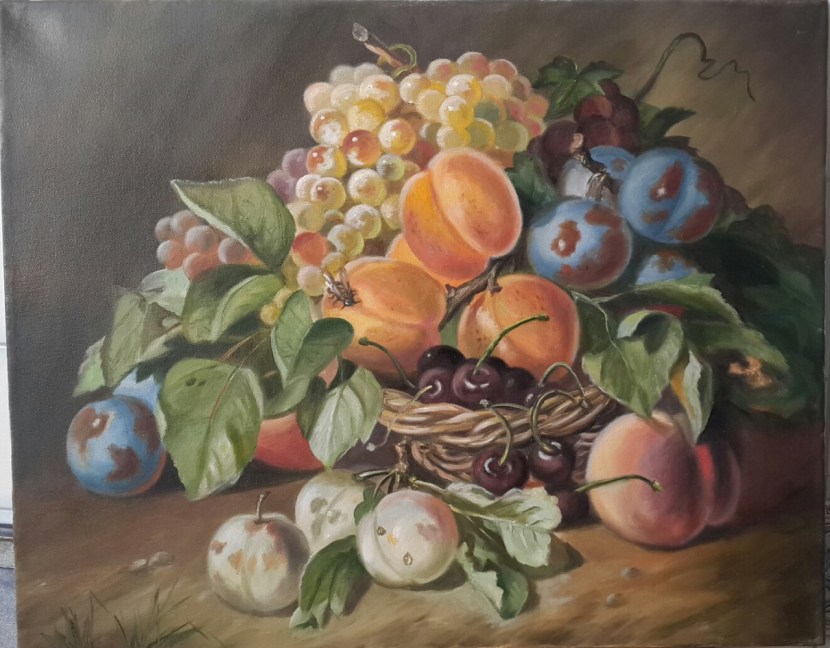 Complex still lifes with oil