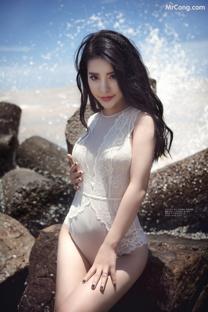 Beautiful vietnames in the dress Naked