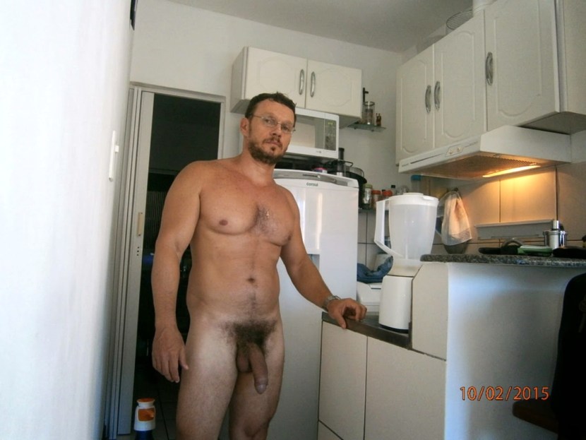 Hairy gigolo naked