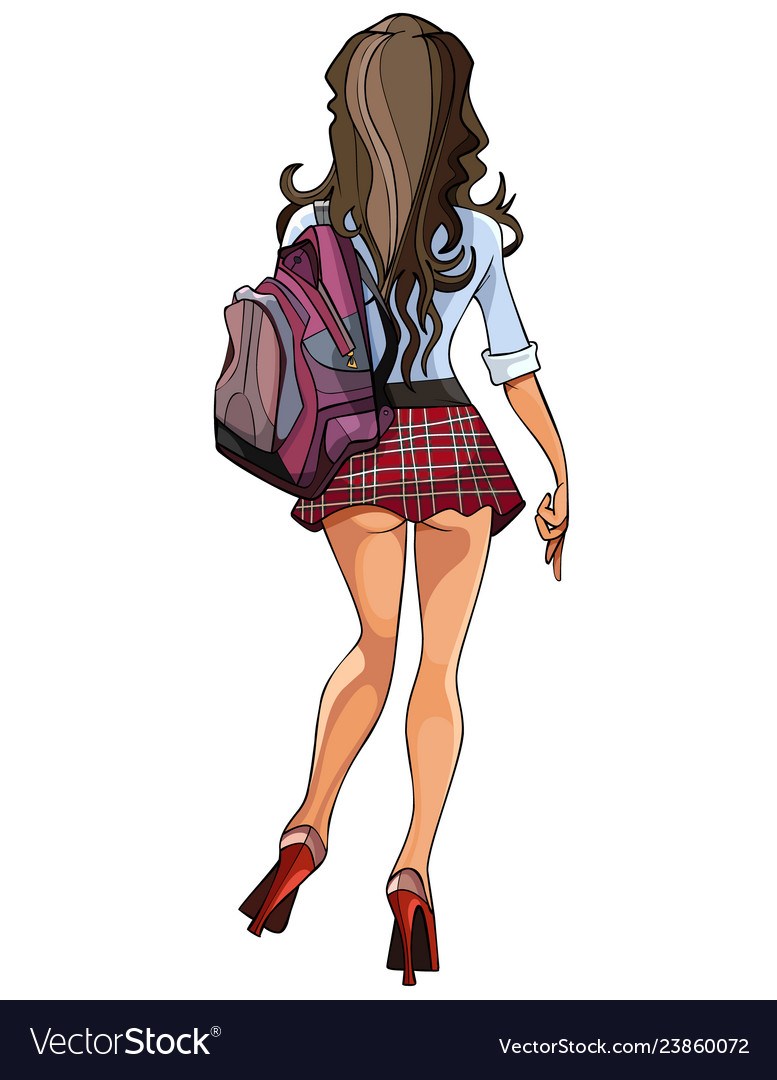 Girls with a huge back