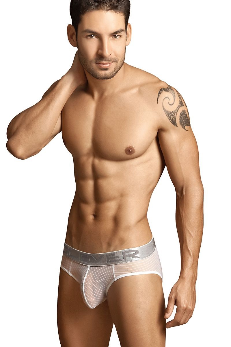 Men in transparent underwear