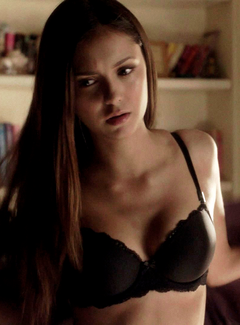 Nina Dobrev in a lifchik