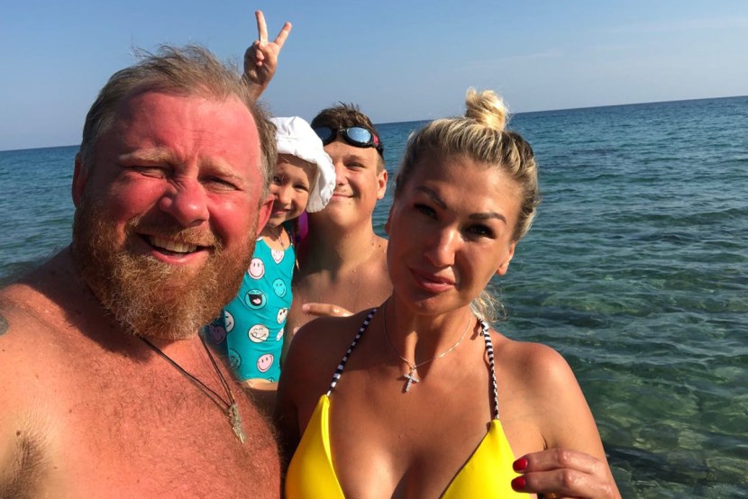 Nastya Ivleeva in a swimsuit Eagle and Tails