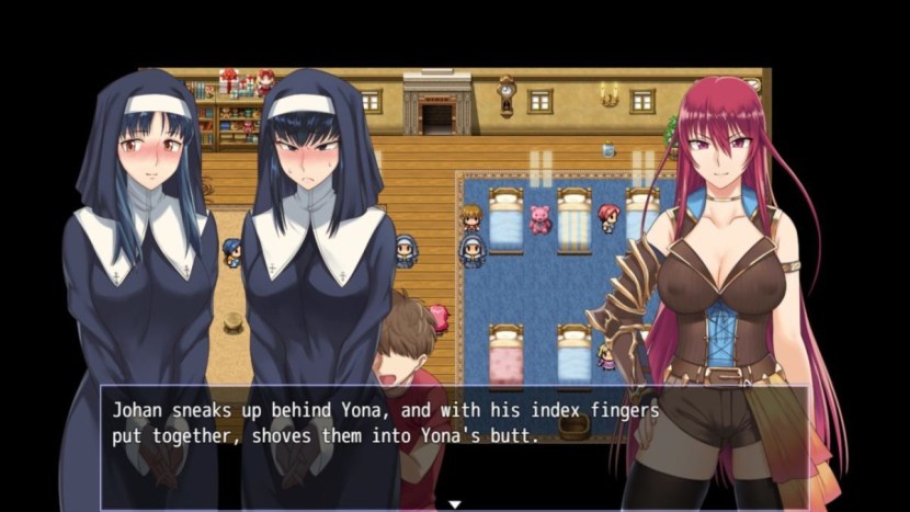 Frame from the film Charlotte and Miranda in the UAE