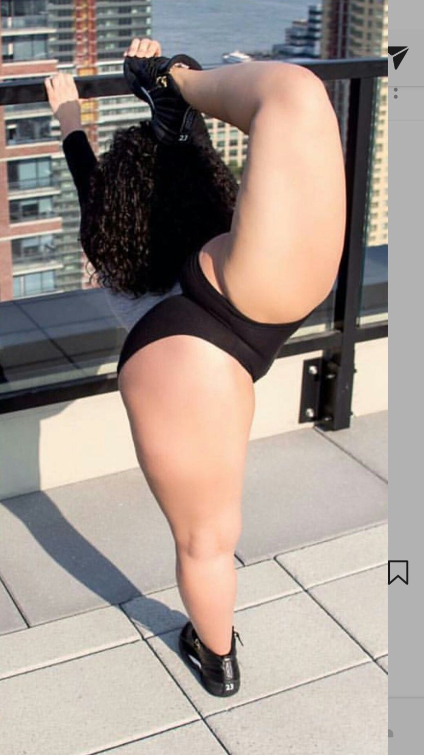 I spy on a lonely fat woman