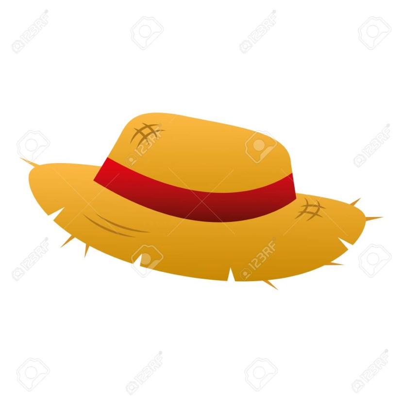 Straw hat with Italian flag